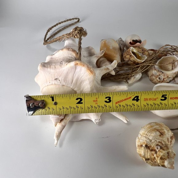 Hanging Sea Shell Mobile Wind Chime Chandelier Boho Nautical Beach Decor - Picture 8 of 13